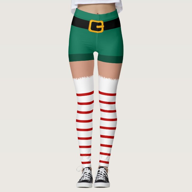 Navidades disfraces de Santa Claus Leggings (Anverso)