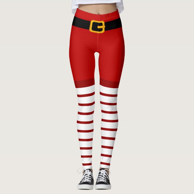 Navidades disfraces de Santa Claus Leggings (Anverso)