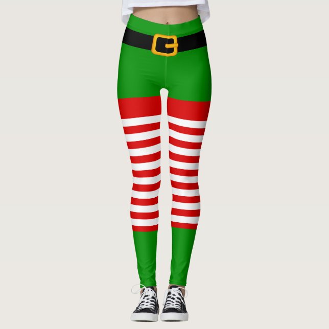 Navidades disfraz elf Leggings (Anverso)