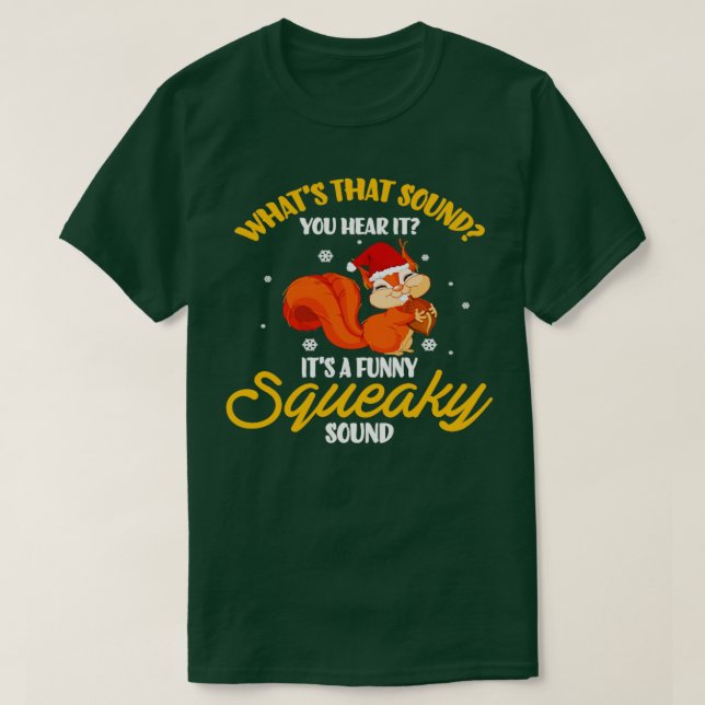 Navidades divertidísimos escapan de la camiseta (Diseño del anverso)