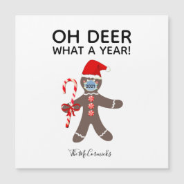 Navidades divertidos 2021 Nombre de pan de jengibr