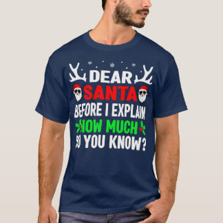 Navidades divertidos Camisetas Niños Adultos Queri