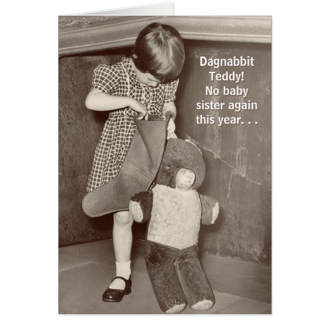 Navidades divertidos desean una hermana bebé (Frente)