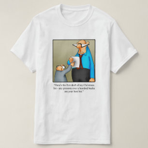 Navidades divertidos: El regalo de la camiseta "La