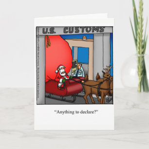 Navidades divertidos Humor Tarjeta de saludo "Spec