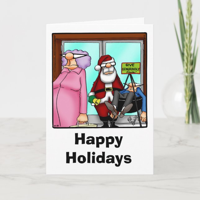 Navidades divertidos Humor Tarjeta de saludo "Spec (Anverso)