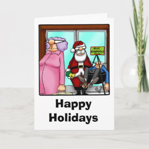 Navidades divertidos Humor Tarjeta de saludo "Spec