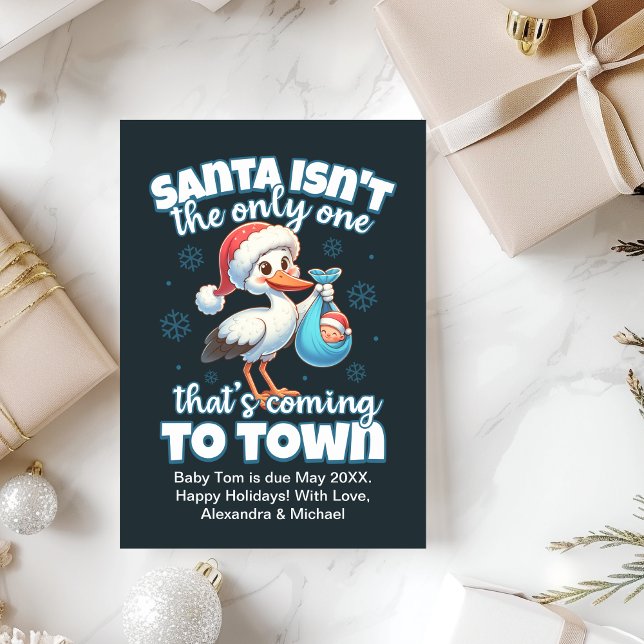 Navidades divertidos Invitación de embarazo infant (Subido por el creador)