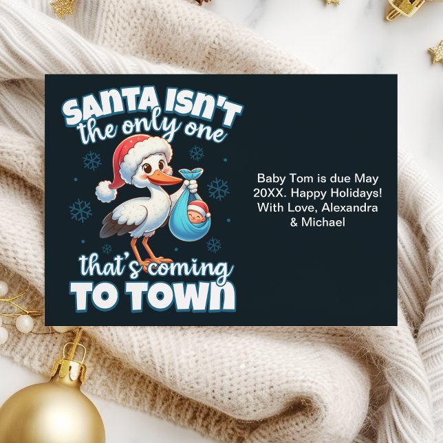 Navidades divertidos Invitación de embarazo infant (Subido por el creador)