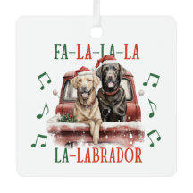 Navidades divertidos Labrador Perro Ornamento