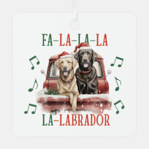 Navidades divertidos Labrador Perro Ornamento