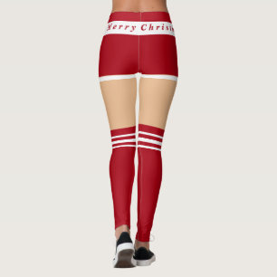 Navidades divertidos Leggings Sra. Santa Claus