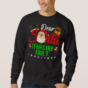 Navidades divertidos Parejas Camisetas Querido Pap