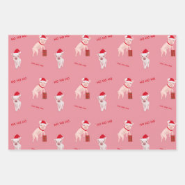 Navidades divertidos que envuelven hojas de cerdo