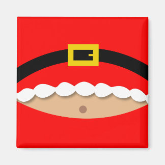 Navidades divertidos Santa Claus con un imán