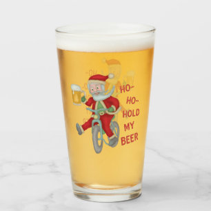 Navidades divertidos Santa Claus Ho Ho Beer Humor