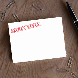 Navidades divertidos Secret Santa Post lo nota