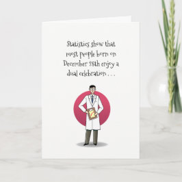 Navidades divertidos Tarjeta de vacaciones de cump