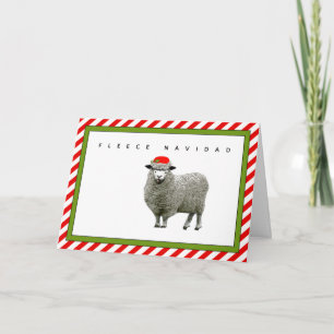 Navidades divertidos tarjetas de felicitación de v