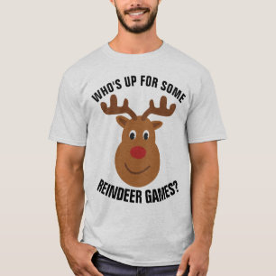 Navidades divertidos y camisetas REINDEER JUEGOS
