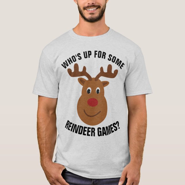 Navidades divertidos y camisetas REINDEER JUEGOS (Anverso)