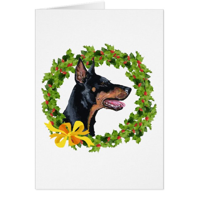 Navidades Doberman Pinscher (Frente)