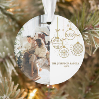 Navidades dorados Bolas de decoración Ornamento de