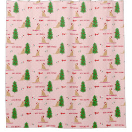 Navidades dorados Día de la playa Cortina de ducha