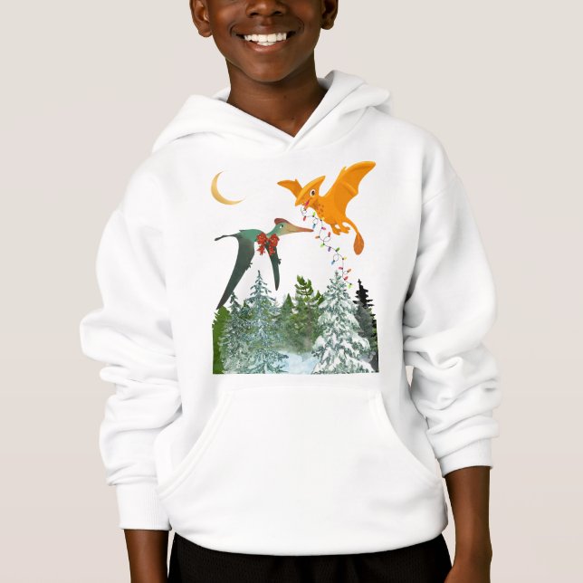 Navidades dragones Hoodie (Anverso)