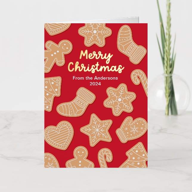 Navidades dulces Gingerbread Cookies (Anverso)