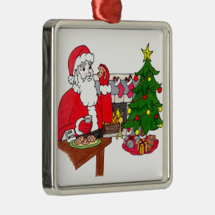 Navidades dulces Ornamento Metalizado