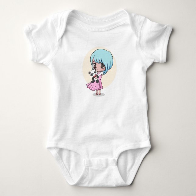 Navidades e invierno Design Baby Jersey Bodysuit (Anverso)