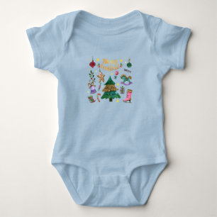 Navidades e invierno Design Baby Jersey Bodysuit