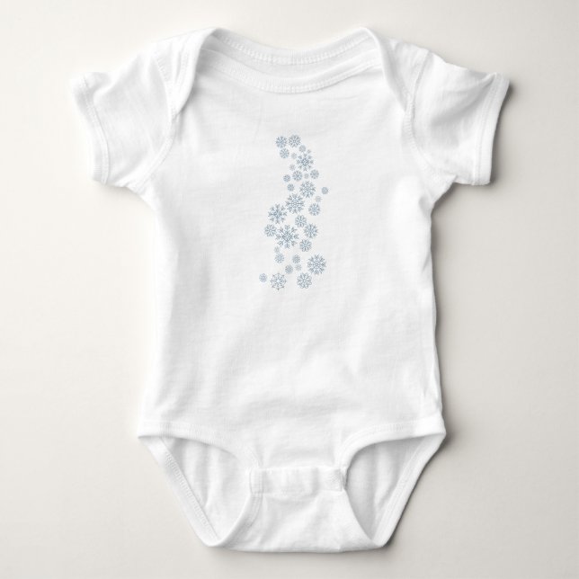 Navidades e invierno Design Baby Jersey Bodysuit (Anverso)