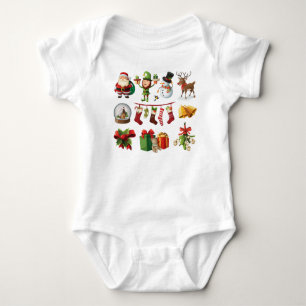 Navidades e invierno Design Baby Jersey Bodysuit