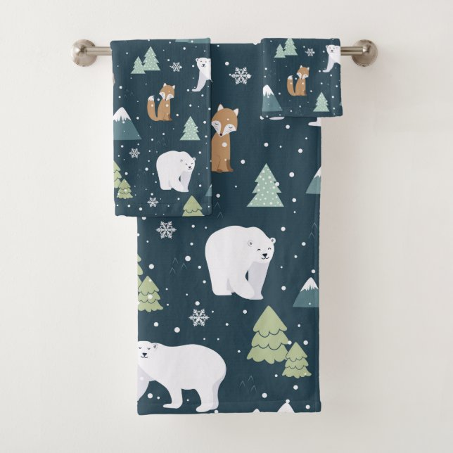 Navidades educados Animales de Invierno Patrón Rús (In situ)