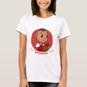 Navidades educados bebé personalizado camiseta