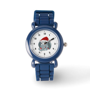 Navidades elefante personalizado reloj