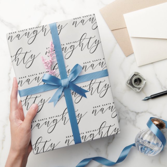 Navidades elegantes envolviendo papel (Regalar)