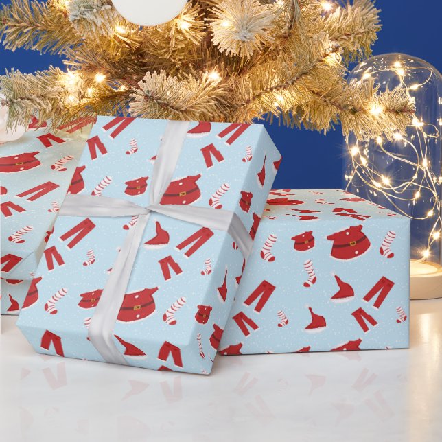 Navidades Elementos Papá Noel Papel de relleno (Vacaciones)