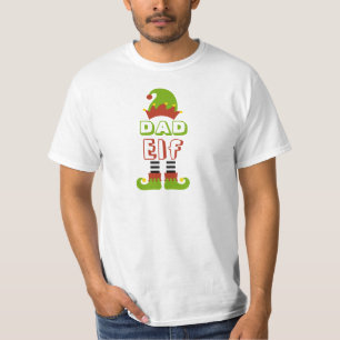 Navidades Elf de Papá Noel Navidad Camiseta de Nav
