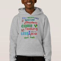 Navidades Elf Kids Hoodie Sweatshirt para niños