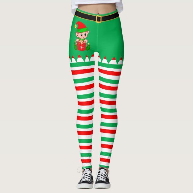 Navidades Elf Leggings (Anverso)