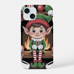 Navidades Elf on Shelf Cute estuche para iPhone /