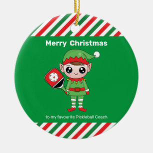 Navidades Elf, ornamento cerámico