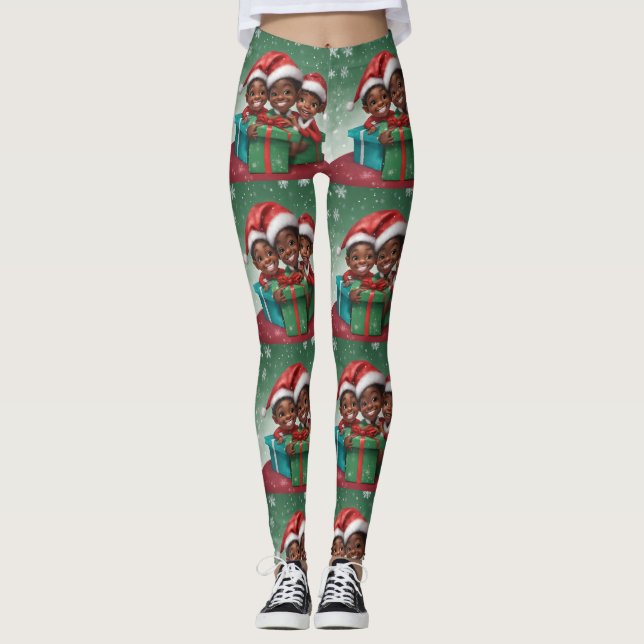 Navidades Elfs Leggings (Anverso)