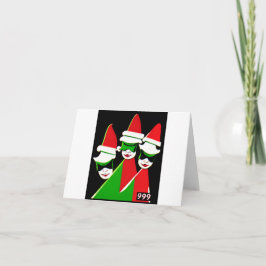 Navidades elves cocina estilo elf tarjeta de salud