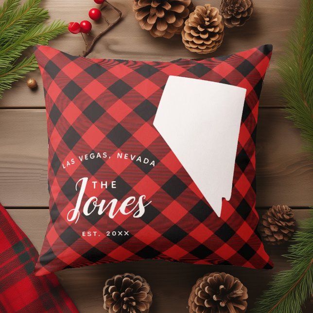 Navidades en Cojín decorativo Estatal Nevada (Subido por el creador)