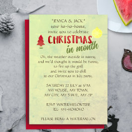 Navidades En Cualquier Mes Invitaciones De Fiesta