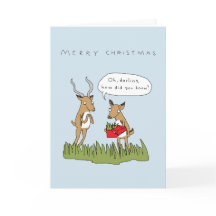 Navidades en el Bush | Tarjeta Safari divertida